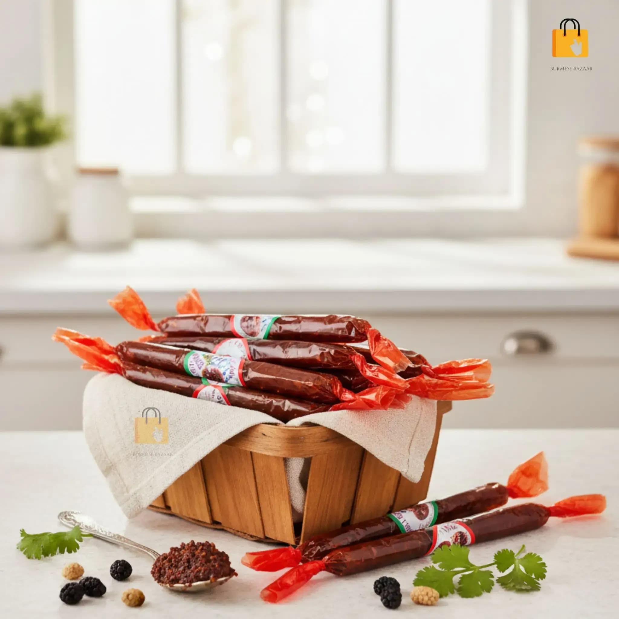 বড়ই রোল চাটনি আচার – ১০ পিস | টক-ঝাল-মিষ্টি বার্মিজ রোল আচার | Burmese Bazaar alternate view